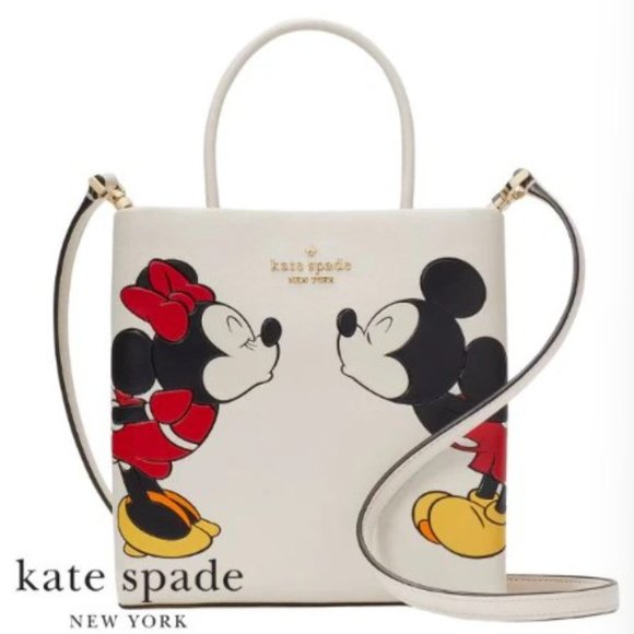 New with tags Kate Spade mini tote Disney Minnie Mickey Mouse - Picture 1 of 13